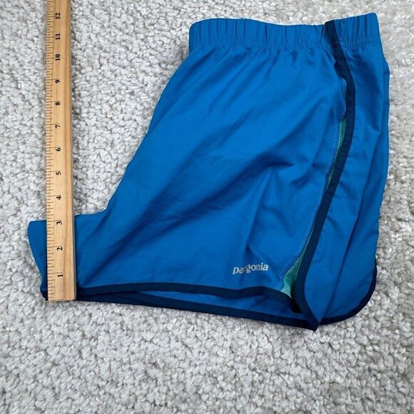 Patagonia Strider Running Shorts Blue Lined Blue - Picture 8 of 8
